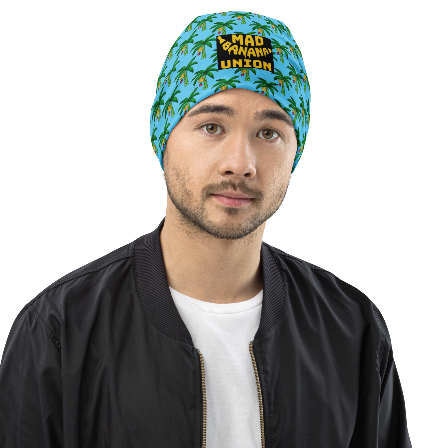 MBU Beanie - Palm Tree Pattern