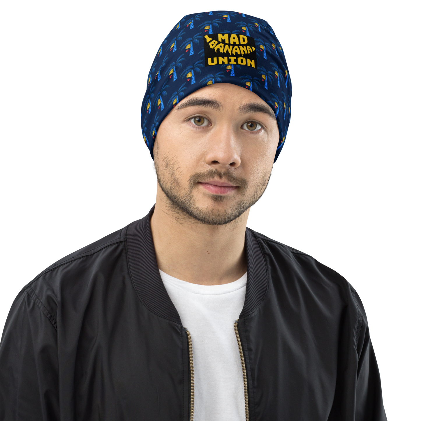 MBU Beanie - Palm Tree Pattern
