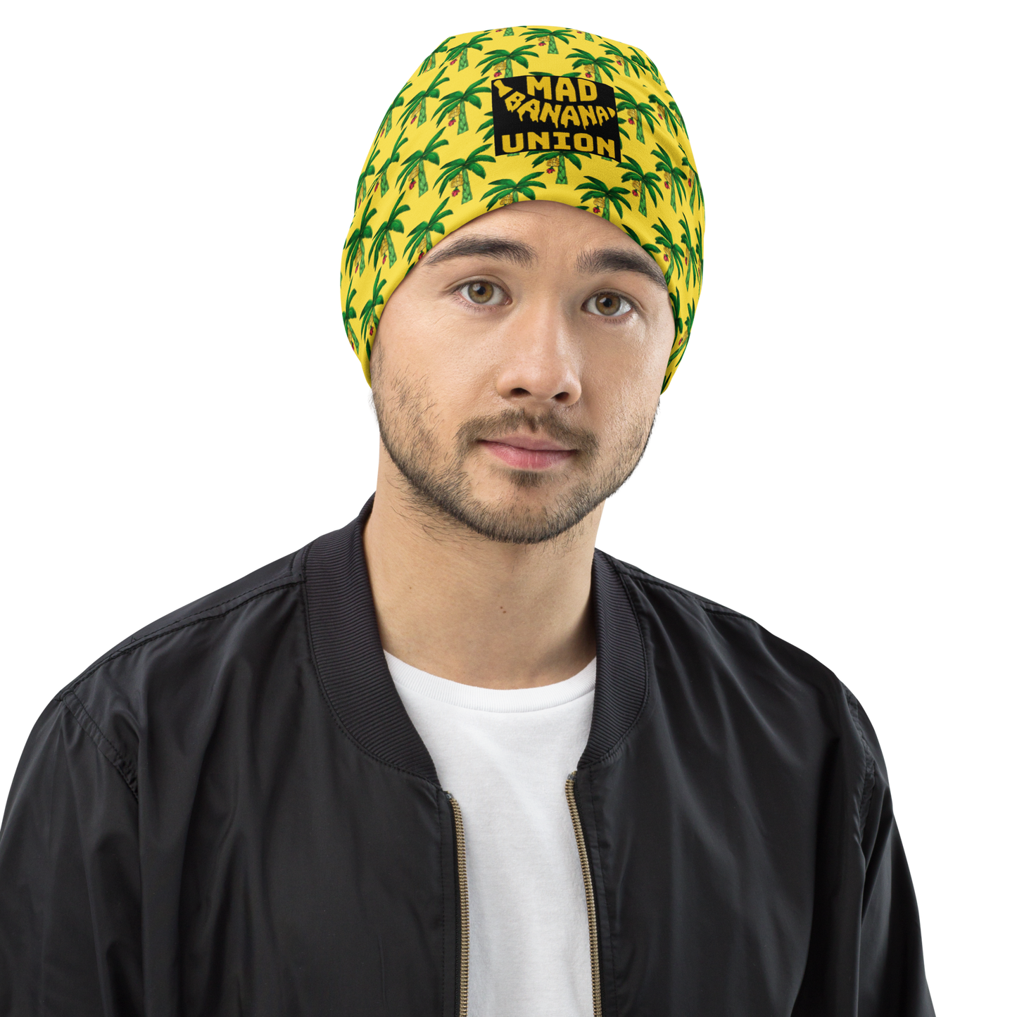 MBU Beanie - Palm Tree Pattern