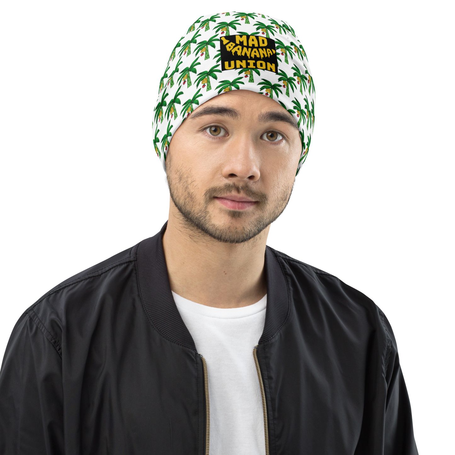 MBU Beanie - Palm Tree Pattern