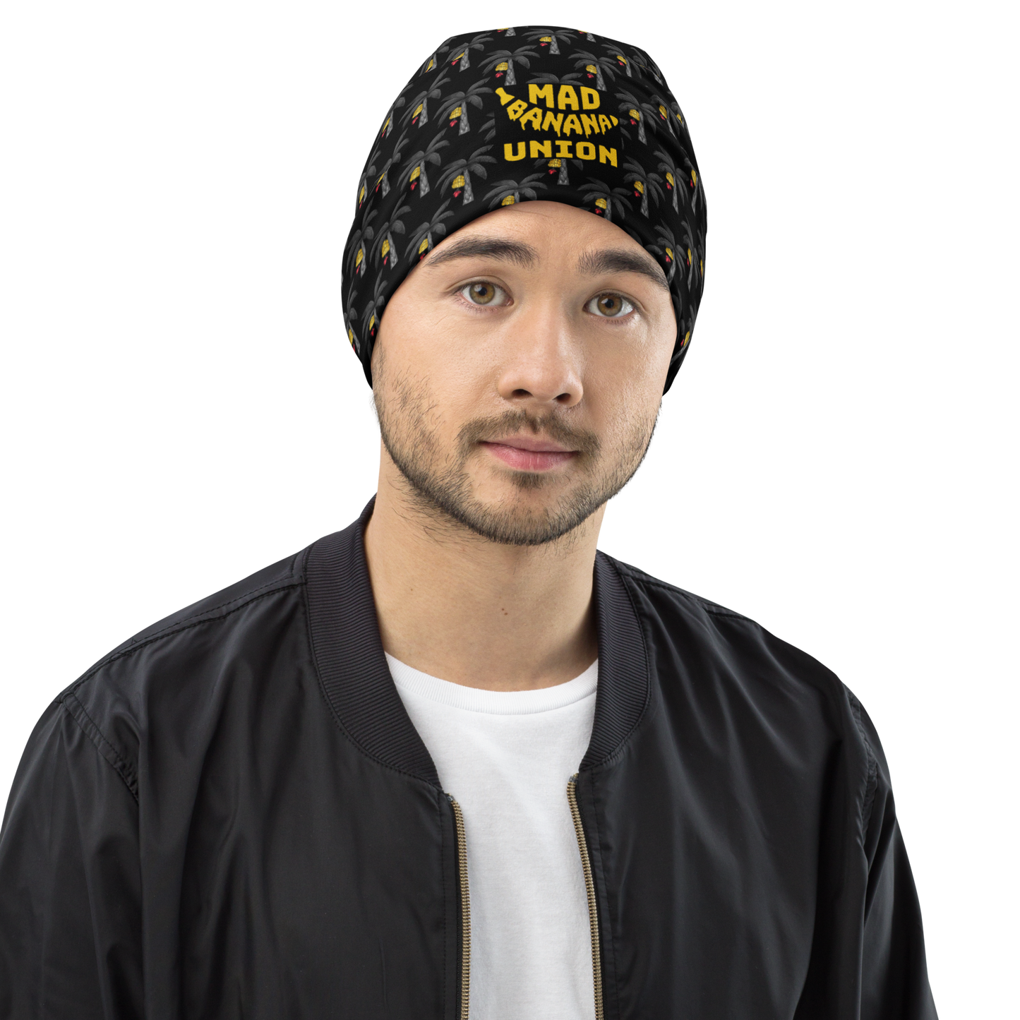 MBU Beanie - Palm Tree Pattern