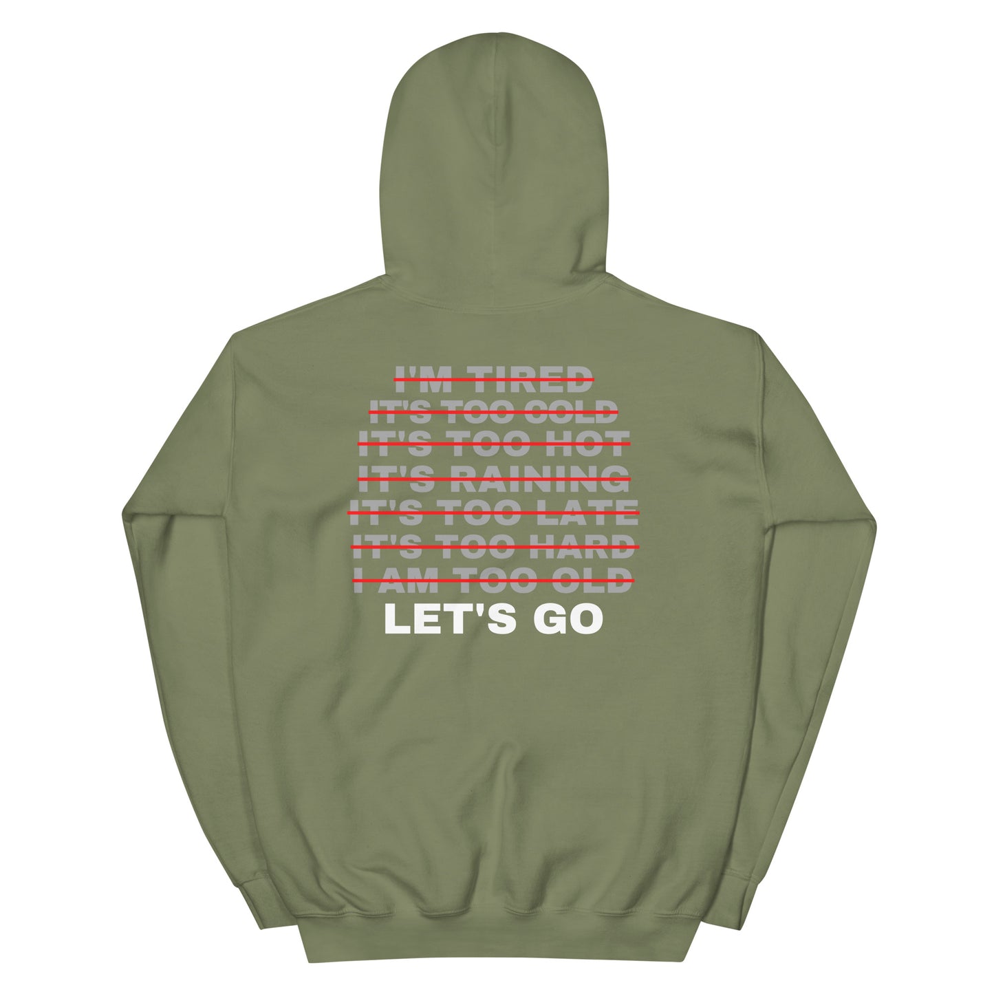 unisex-hoodie-excuses-military-green