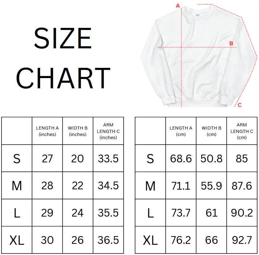 size-chart-sweatshirt