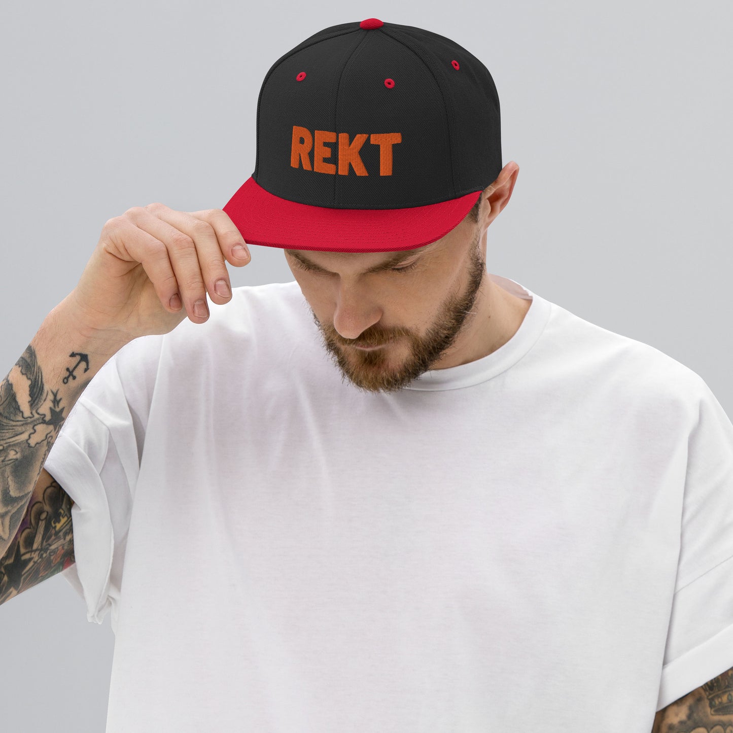 snapback-black-red