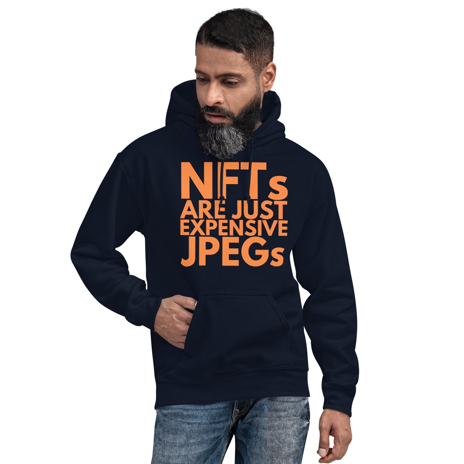 unisex-hoodie-NFTs-navy-front