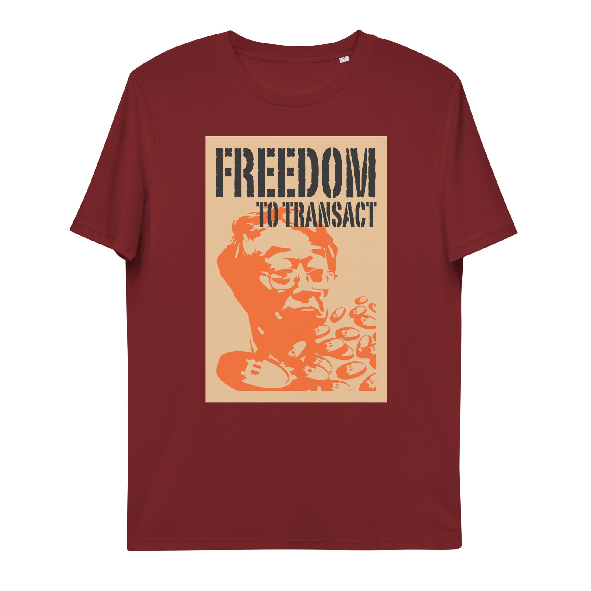 nakamoto-freedom-t-shirt-burgundy